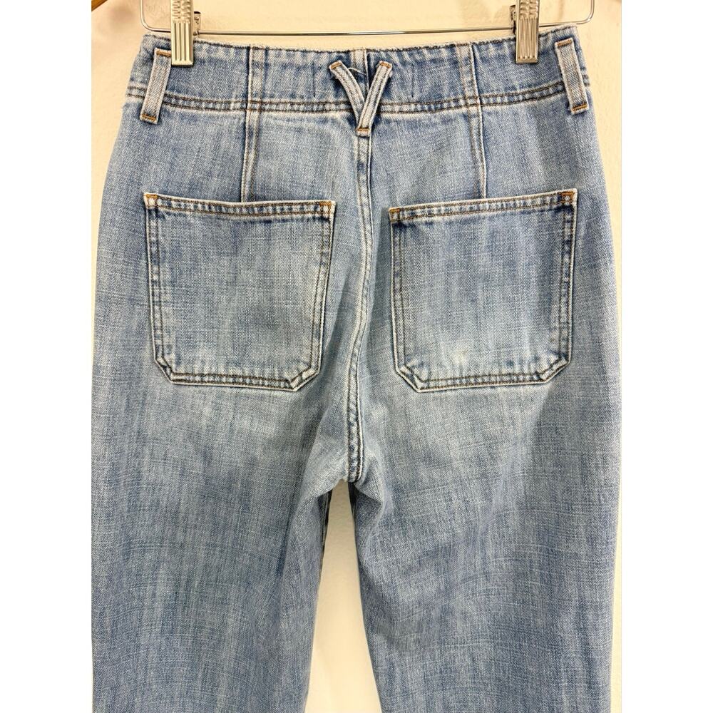 Veronica Beard Light Blue Straight-Leg Jeans - Picture 6 of 13